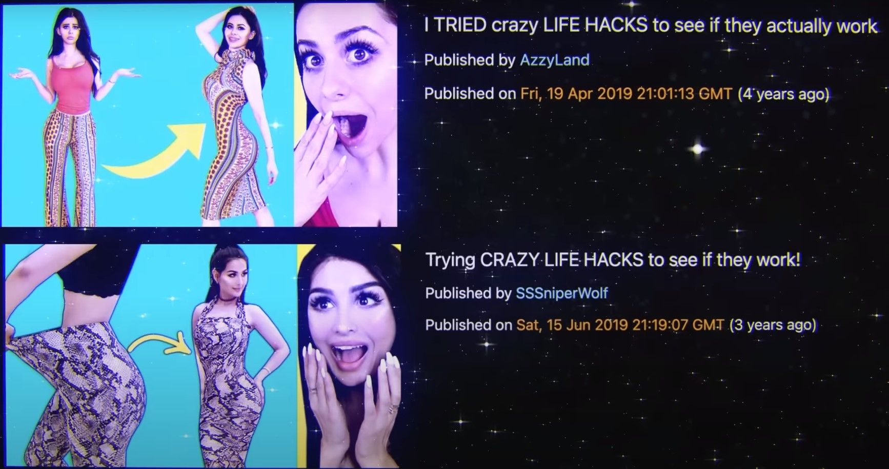 Capture d’écran de la vidéo SSSniperwolf stole her life de Nerd City